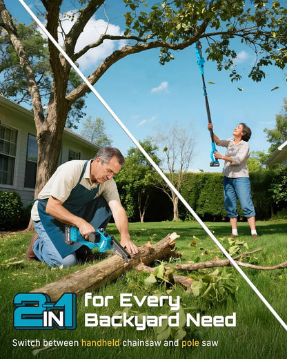 Zeesii™ UltraCut Y9 6” Brushless Cordless Outdoor Power Tool Kit + FREE Battery & Charger